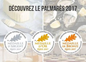 Les Fromages AOP d’Auvergne primés au Concours Général Agricole 2017