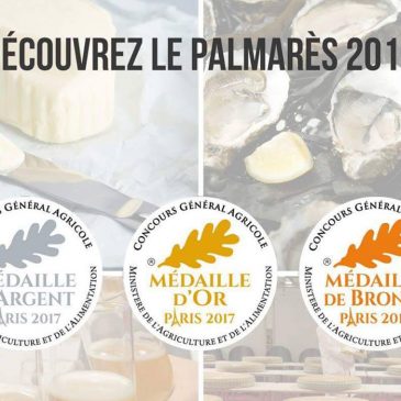 Les Fromages AOP d’Auvergne primés au Concours Général Agricole 2017