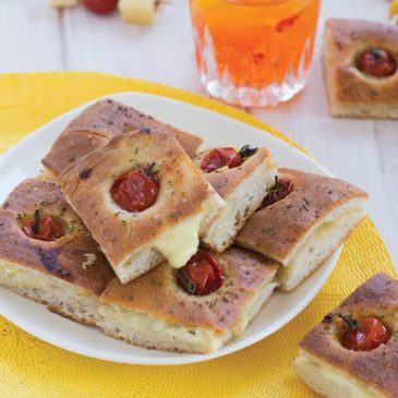 Focaccia au Saint-Nectaire