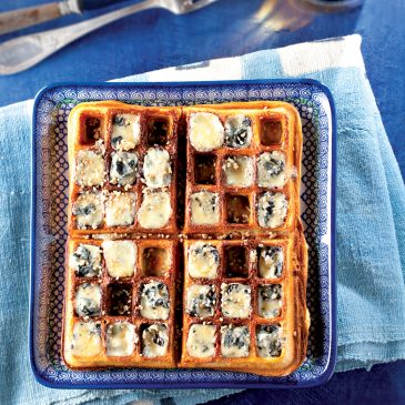 Gaufres au Bleu d’auvergne