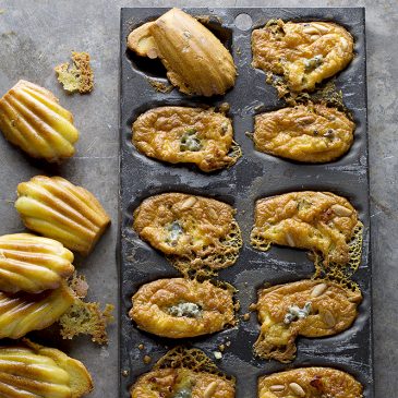 Madeleines au Bleu d’Auvergne