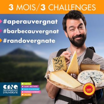 Vivez un été de partage avec les challenges des Fromages AOP d’Auvergne !