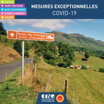Cet été sur la Route des Fromages AOP d’Auvergne – Covid-19