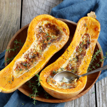 Butternut farcie à la Fourme d’Ambert