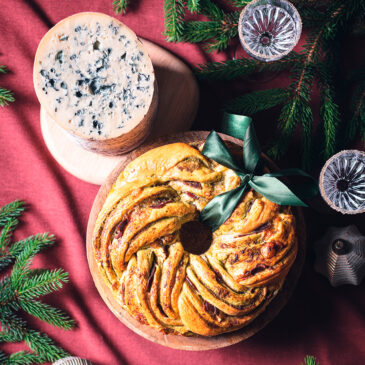 Couronne de Noël au magret de canard et Fourme d’Ambert