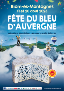 Affiche de la fête du Bleu d'Auvergne