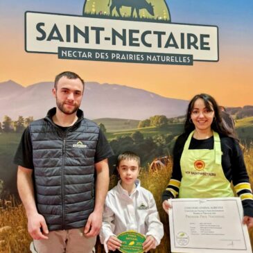 1er prix national au Concours Général des Pratiques Agroécologiques pour la catégorie « Prairies et Parcours » pour le Saint-Nectaire
