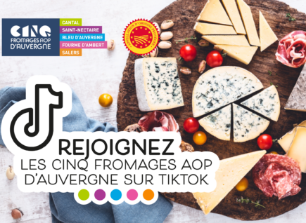 Les Cinq Fromages AOP d&rsquo;Auvergne sur TikTok !