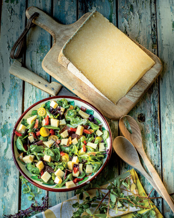 Salade revisitée au salers